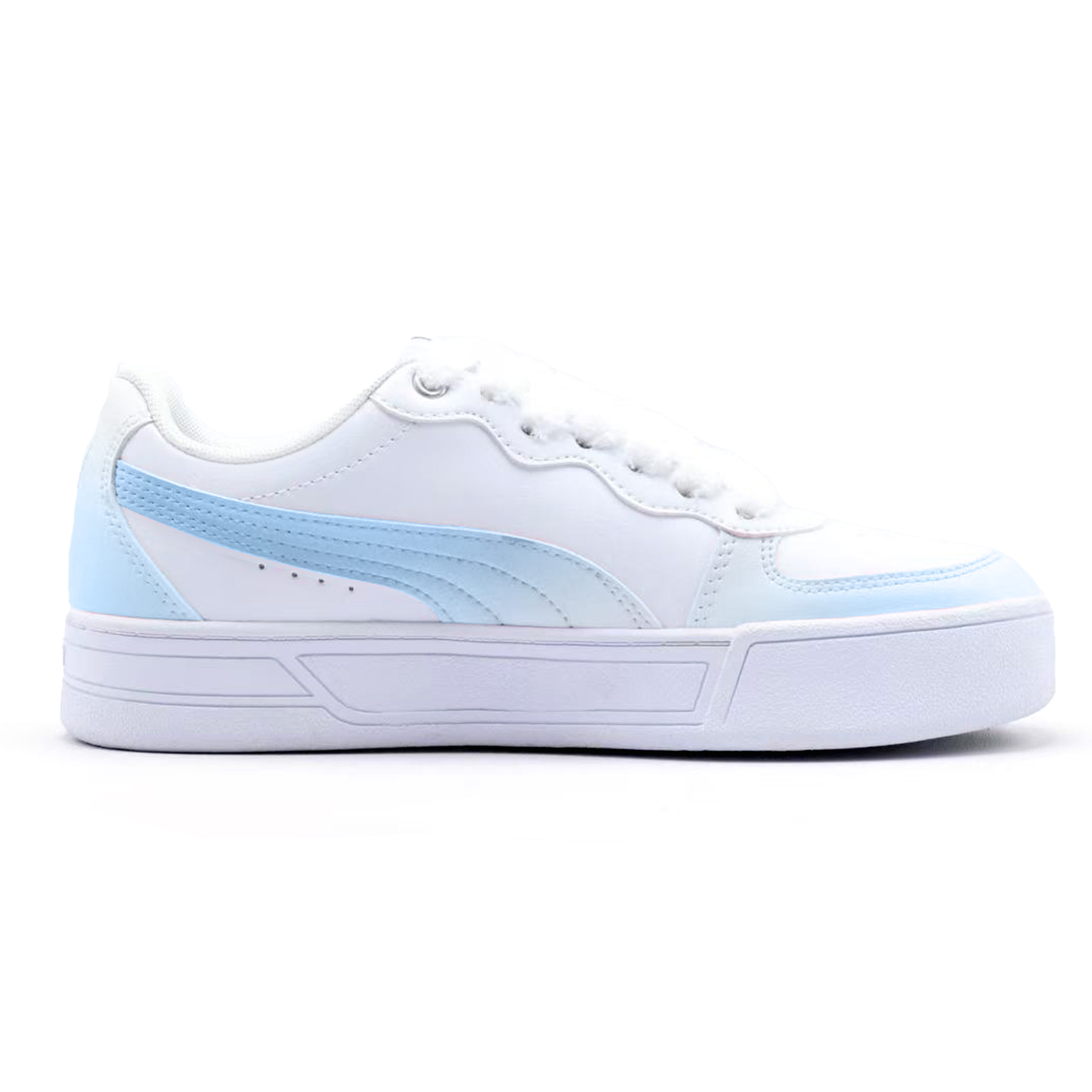 PUMA Skye Ice Blue Meow Shadow Lightweight, Breathable, And Slip Resistant Low top Skateboard Shoes Women's