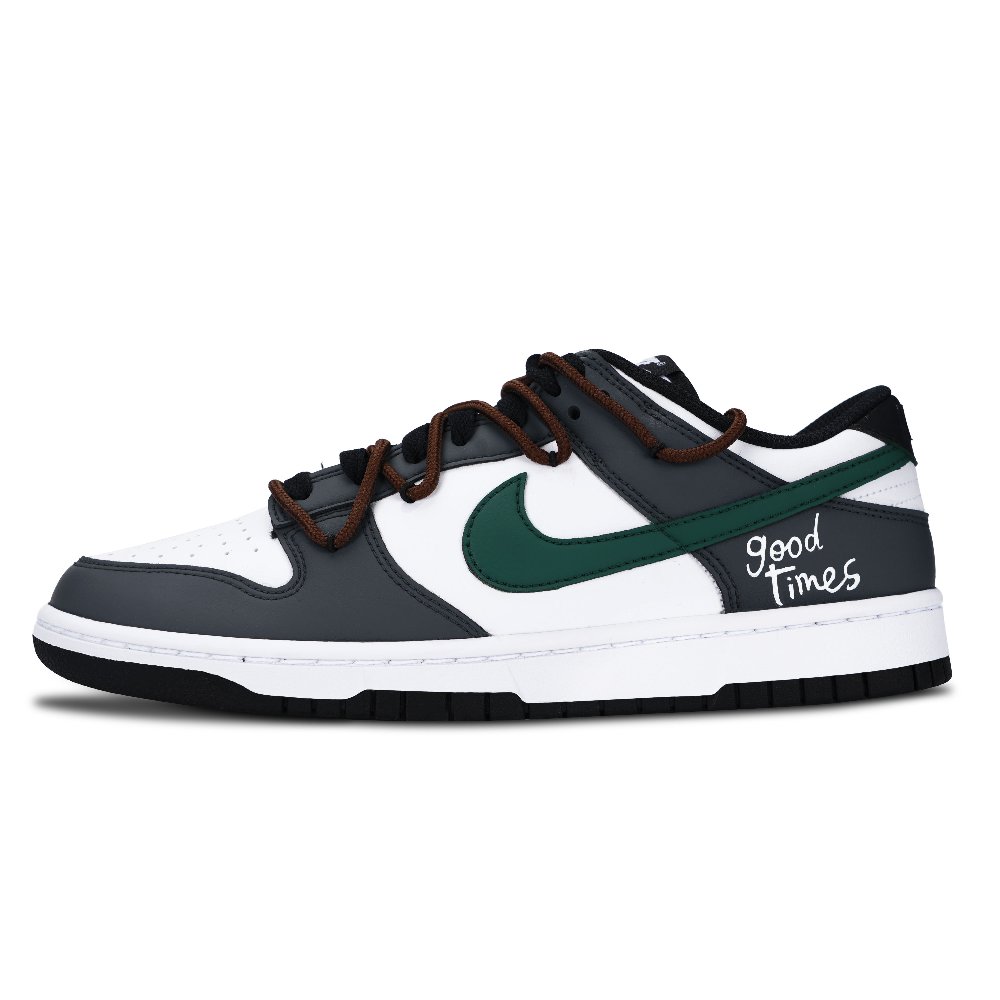 Nike Dunk Beautiful Moments Anti Slip Wear Resistant Low Top Skateboard Shoes Unisex Black Green