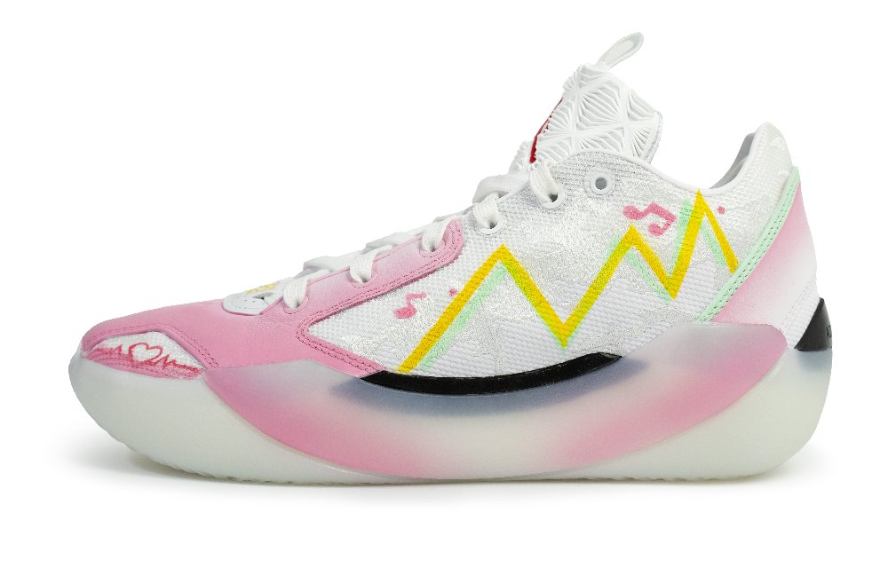 Jordan Air Jordan 39 Shock Absorbers Abrasion Resistant Slip Resistant Low top Basketball Shoes Men's Pink White