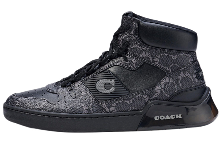 MICHAEL B. JORDAN x COACH CitySole High-Top Stylish Skateboarding Shoes Men's Black