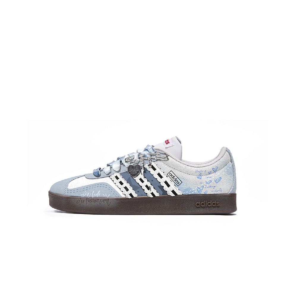 Adidas Neo VL Court 2.0 Skateboard Shoes Unisex Low Top Blue/Gray