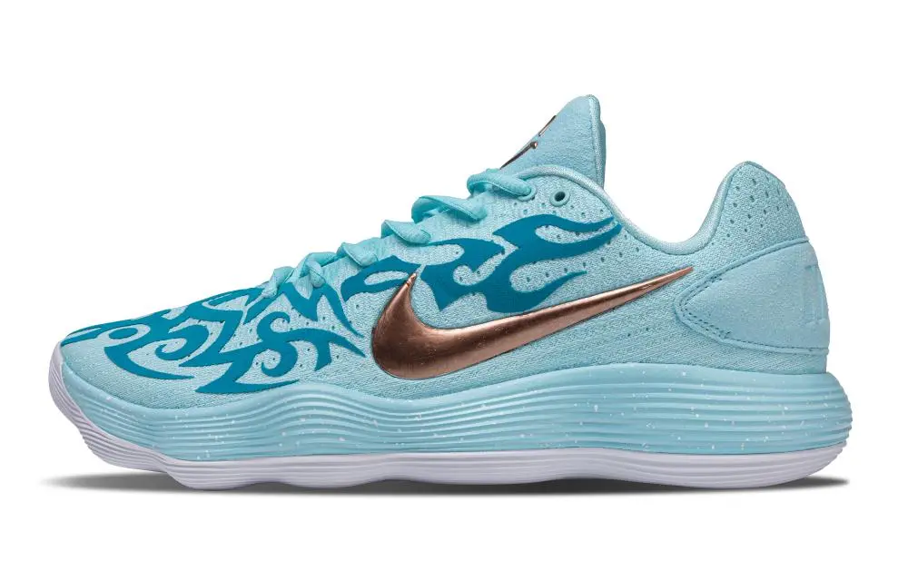 Nike Hyperdunk 2017 Seal Monster Low top Basketball Shoes Men's Blue White