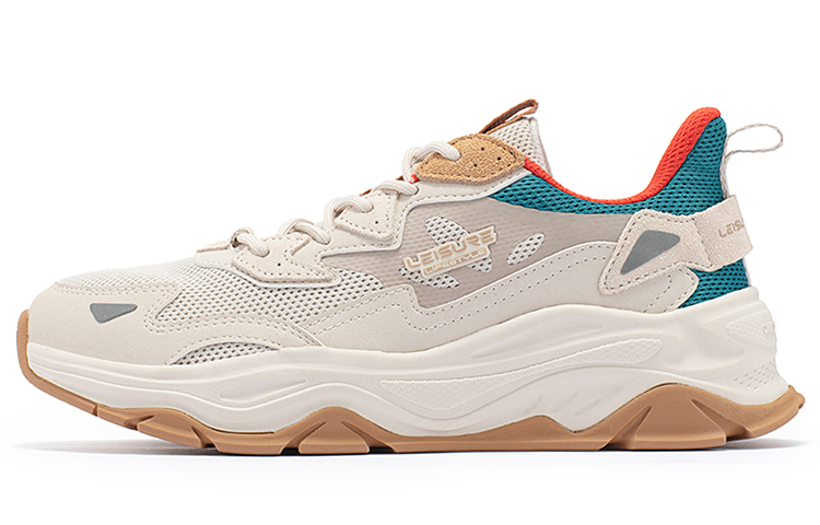 361° Slip Resistant, Abrasion Resistant, Lightweight, Thermal Low Top Sports Casual Shoes Women's Beige Umber
