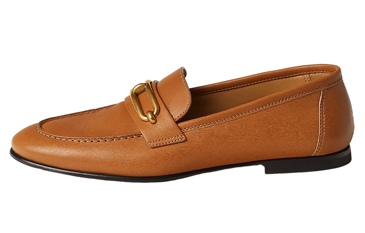 HERMES Colette Loafers Women's Brown
