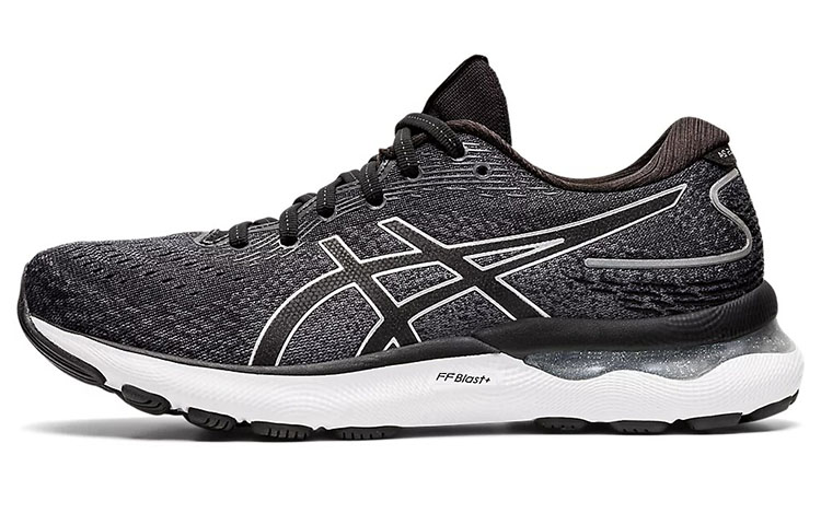 Asics Gel Nimbus 24 Black Pure Silver Women's
