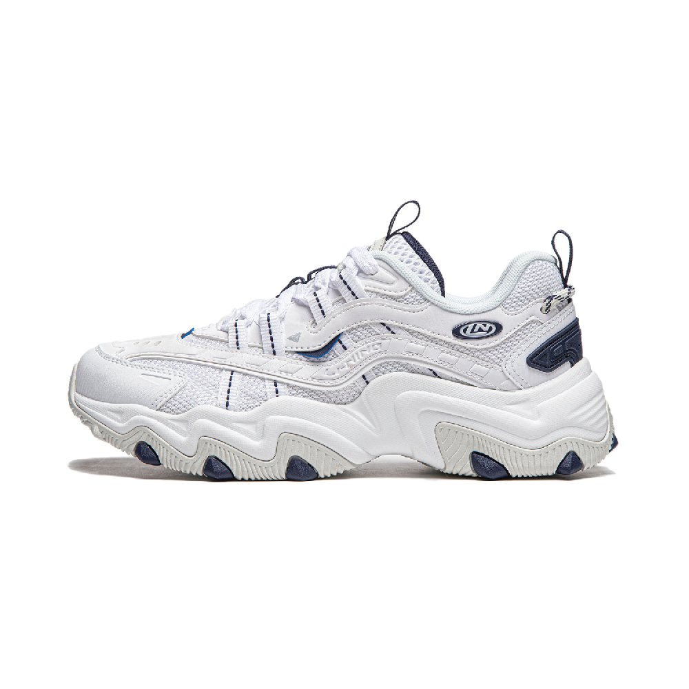 LiNing Cat's Claw Lite 2 Shock Absorbers Slip Resistant Low top Chunky Sneakers Women's Standard White