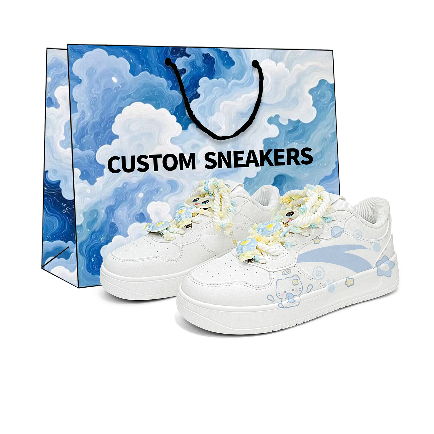 Anta Slip Resistant Cushioning Abrasion Resistant Lightweight Breathable Low top Skateboard Shoes Unisex
