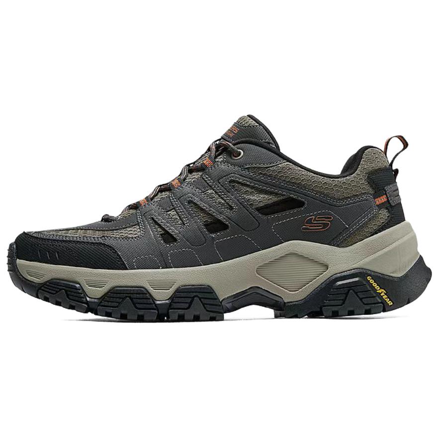Skechers OUTDOOR MENS Anti-Slip Wear-Resistant Low-Top Trekking Shoes Men's Gray