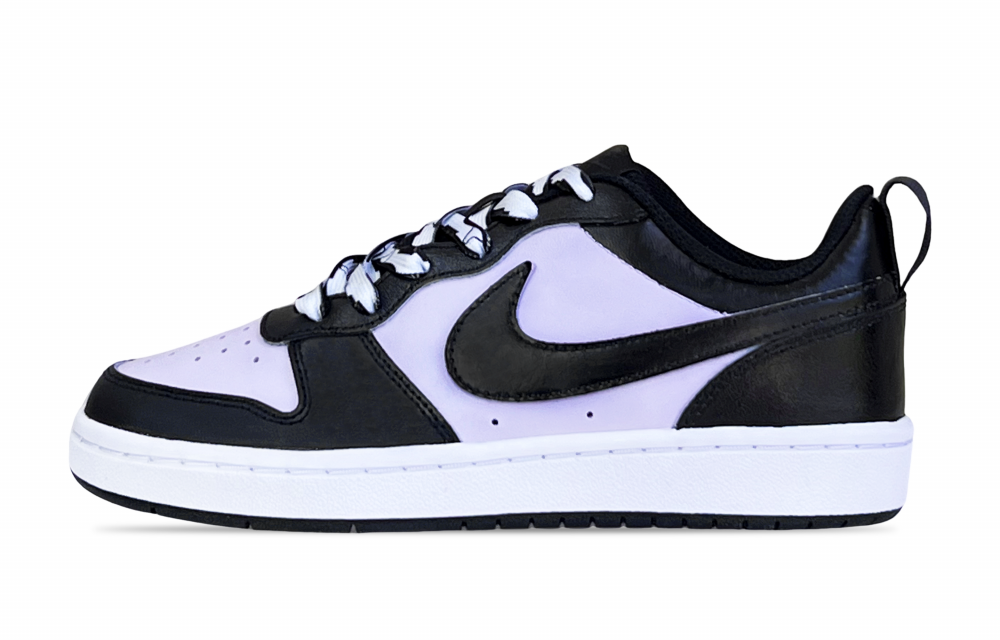 Nike Court Borough Low Grape Soda Low-Top Skateboard Shoes GS Blue White