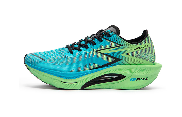 361° Fly Burn 3 Cushioned Slip Resistant Abrasion Resistant Breathable Low Top Casual Running Shoes Unisex Harmony Blue