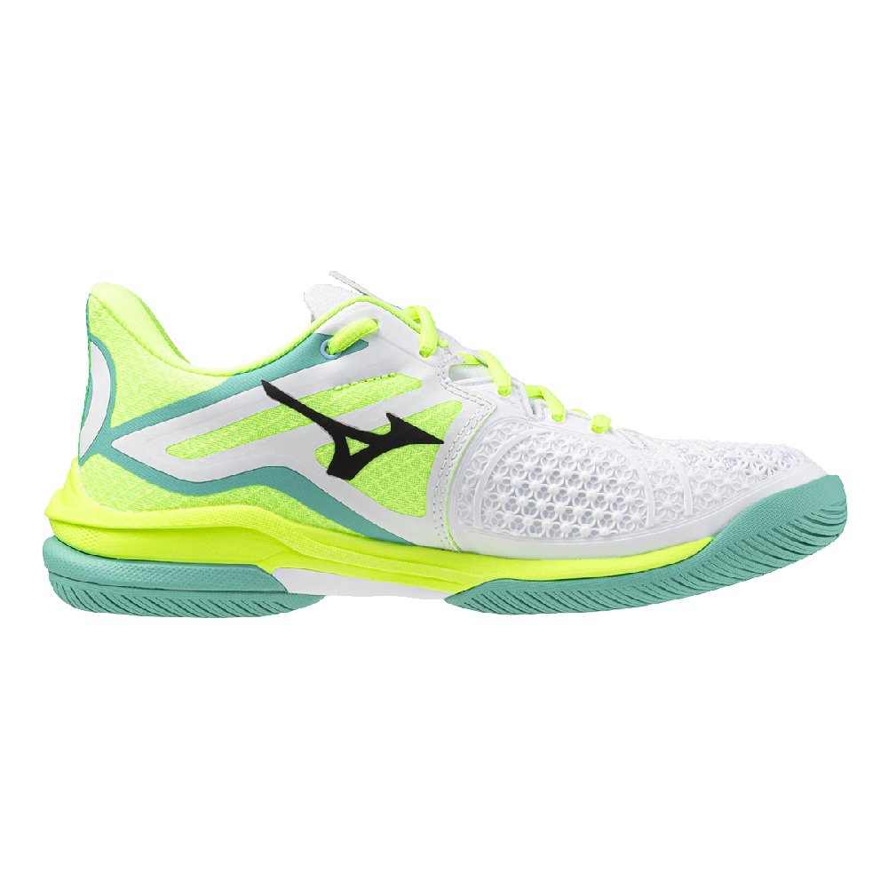 Mizuno Wave Exceed Tour 6 Cushioning Anti-Slip And Wear-Resistant Coverage Tennis Shoes Unisex Neon Green