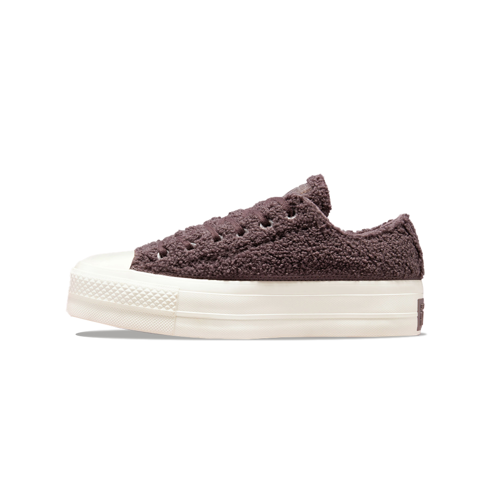 Converse Women's Chuck Taylor All Star Platform Low 'Cozy Sherpa   Violet Ore' Women's