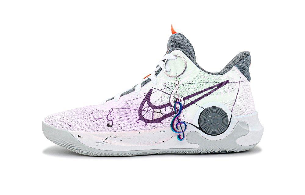 Nike KD Trey 5 IX Lightweight Mid-Top Basketball Shoes Unisex Pink Green