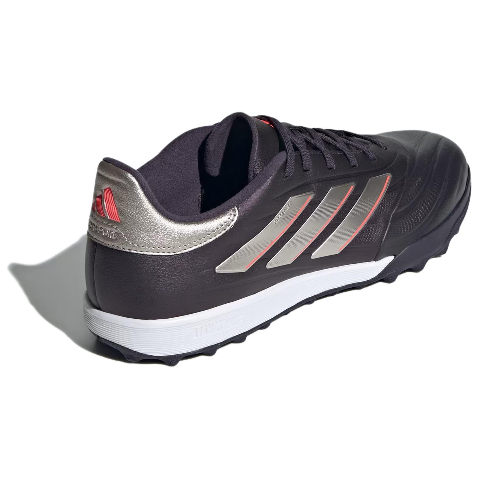 Adidas Copa Pure 2 League Turf Aurora Black Platinum Metallic Turbo