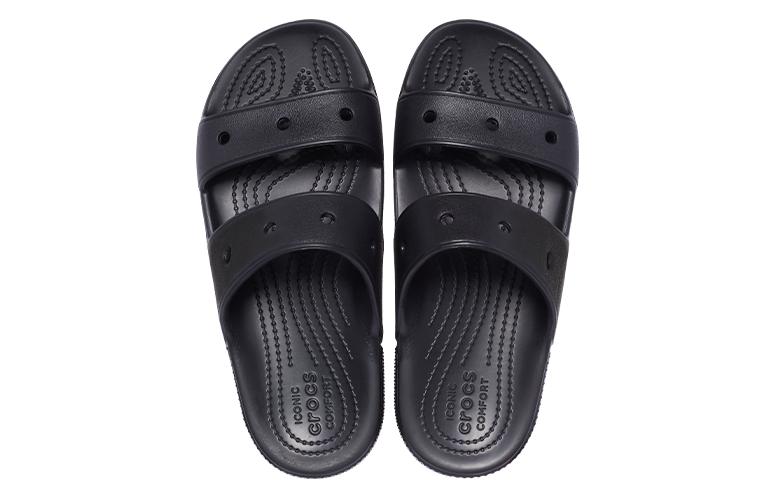 Crocs Classic Double Band Slide Sandals Black купить в интернет-магазине Yoocart с быстрой доставкой по России.