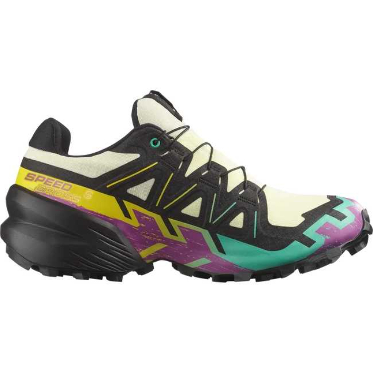 SALOMON Speedcross 6 Cushioning, Abrasion Resistant, Waterproof, And Breathable Lightweight Running Shoes Women's