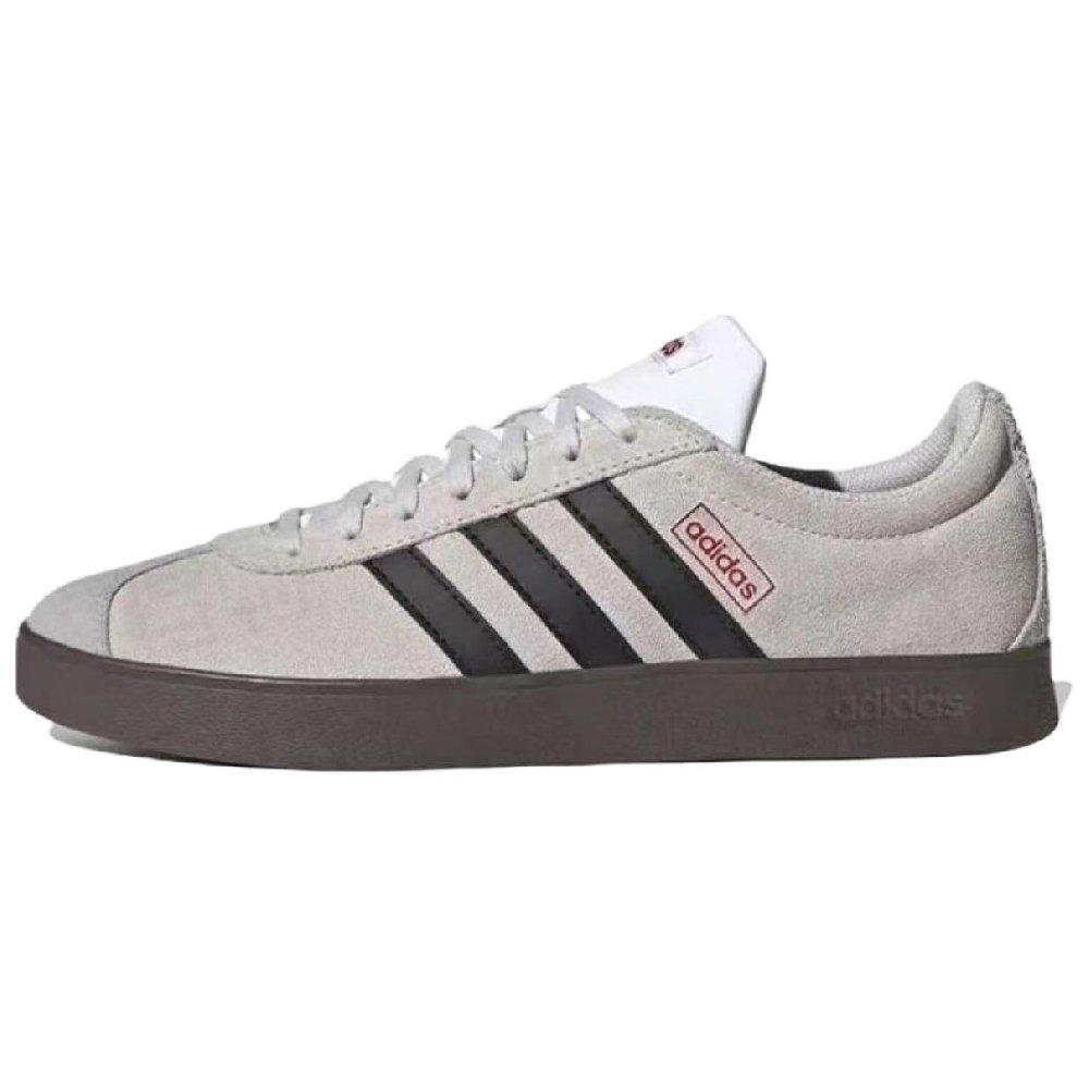 Adidas Neo VL Court 2.0 Flower Field Girlish Slip Resistant Low Top Skateboard Shoes Women's Bright Pink
