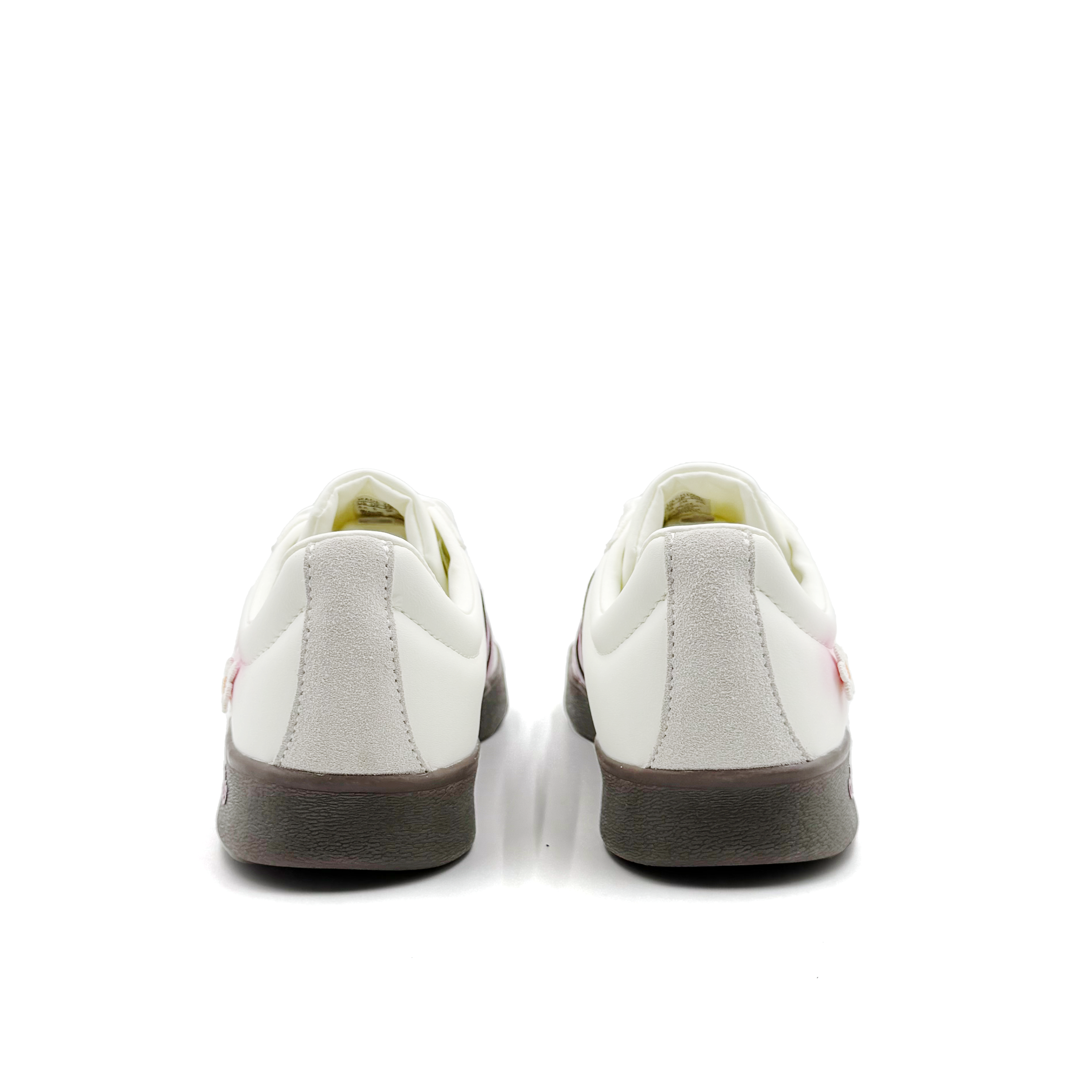 Adidas VL COURT 2.0 Satin Peony Abrasion Resistant Low Top German Army Trainers Women's White Pink купить в интернет-магазине Yoocart с быстрой доставкой по России.