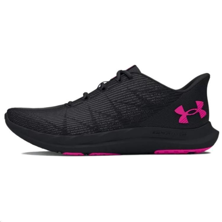 Under Armour Slip Resistant Low Top Running Shoes Women's Black Pink