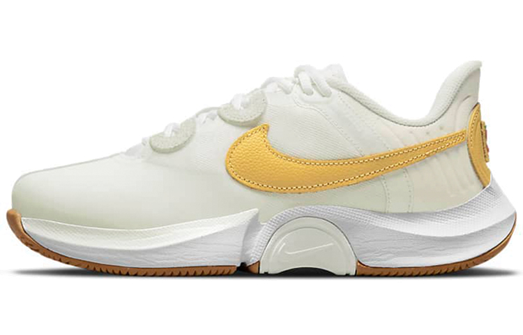 Nike Court Air Zoom Gp Turbo Tennis Shoes White/Orange Women's