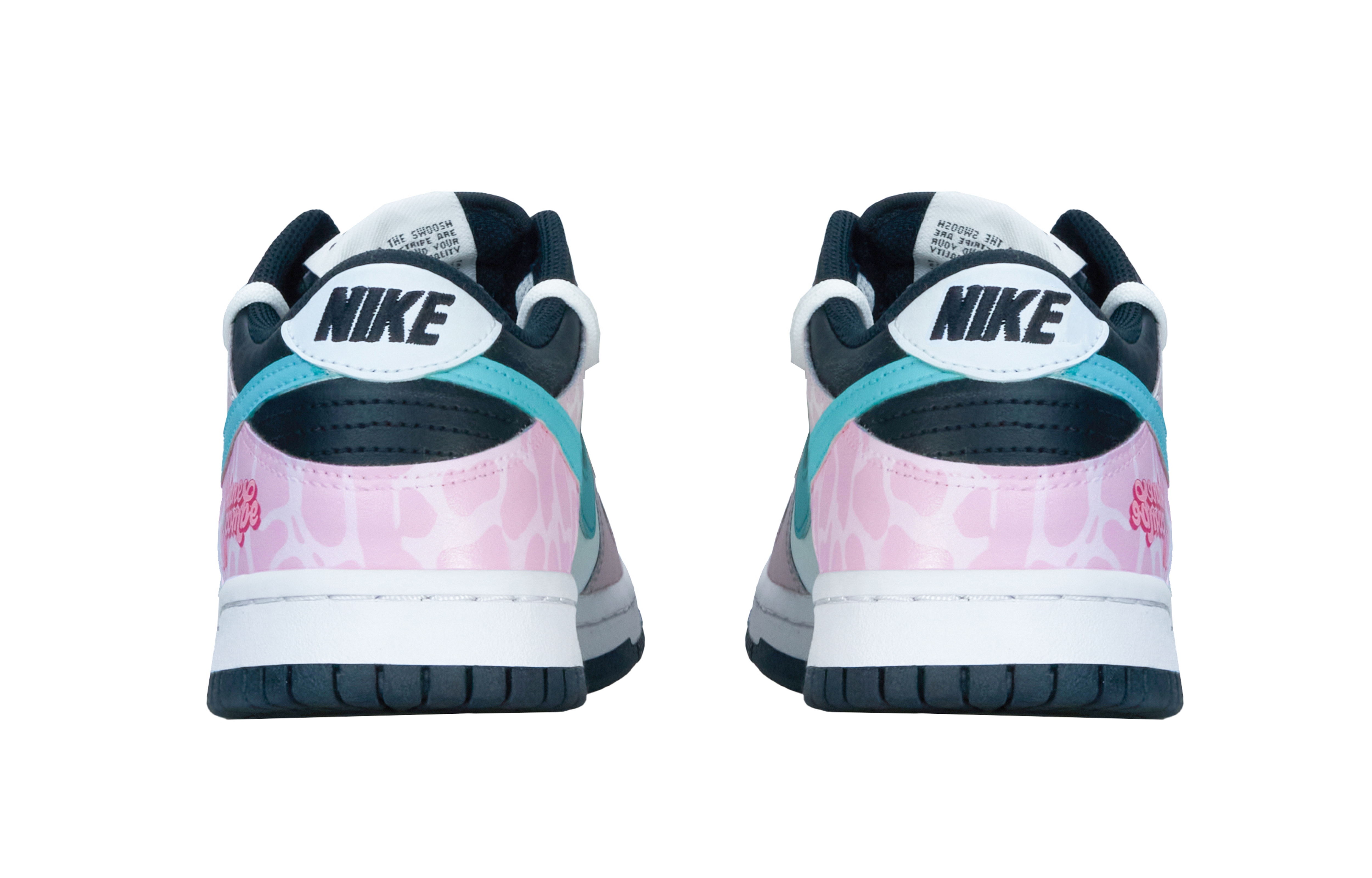 Nike Dunk Slip Resistant Abrasion Resistant Low top Skateboard Shoes GS Black Pink купить в интернет-магазине Yoocart с быстрой доставкой по России.