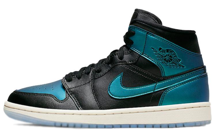 Jordan 1 Mid Iridescent Black Women's