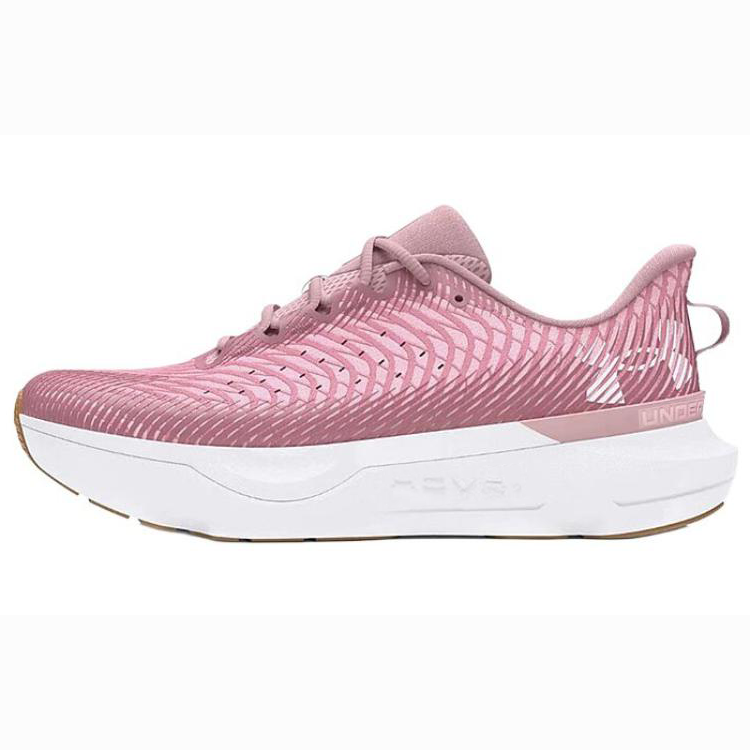 Under Armour Cushioned Slip-Resistant Low-Top Running Shoes Women's Pink
