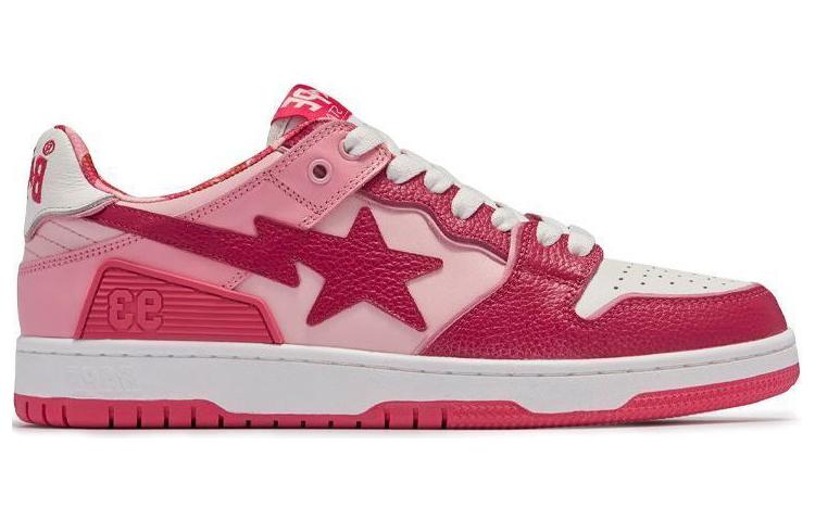 A BATHING APE SK8 STA Stylish Skateboarding Shoes Women's Pink купить в интернет-магазине Yoocart с быстрой доставкой по России.