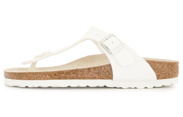 Birkenstock Gizeh Bs Flip Flops Women's White Brown