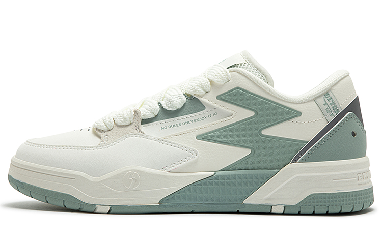 361° BIG3 Cushioning Coverage Low-Top Skateboard Shoes Women's White Green