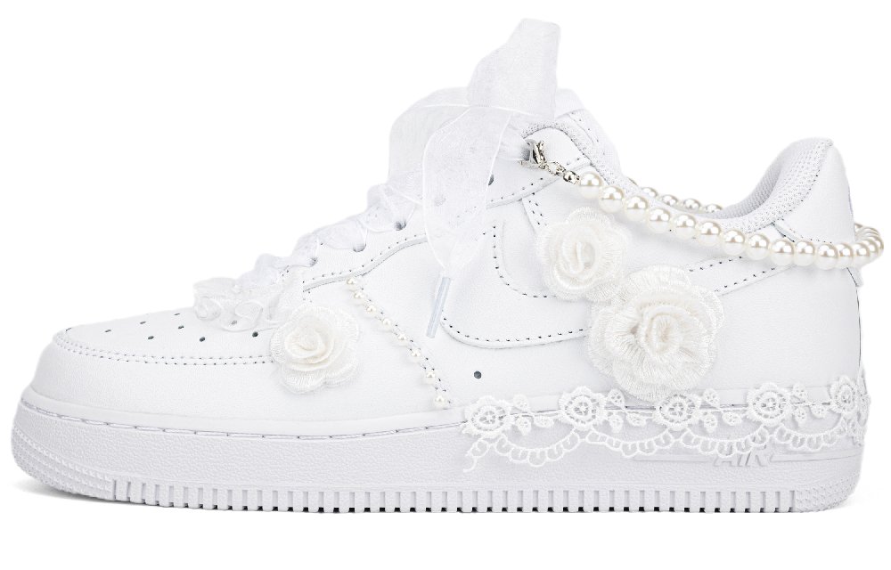 Nike Air Force 1 Slip Resistant, Abrasion Resistant, Lightweight Low Top Skateboard Shoes Women's White