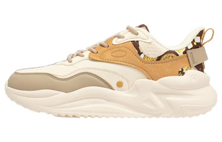 361° Yunshu Slip-Resistant Low-Top Casual Shoes Women's Wheat Brown