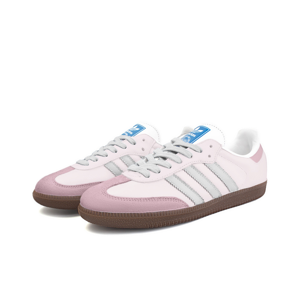Adidas Originals SAMBA OG Low Top Skateboard Shoes Unisex Pink White