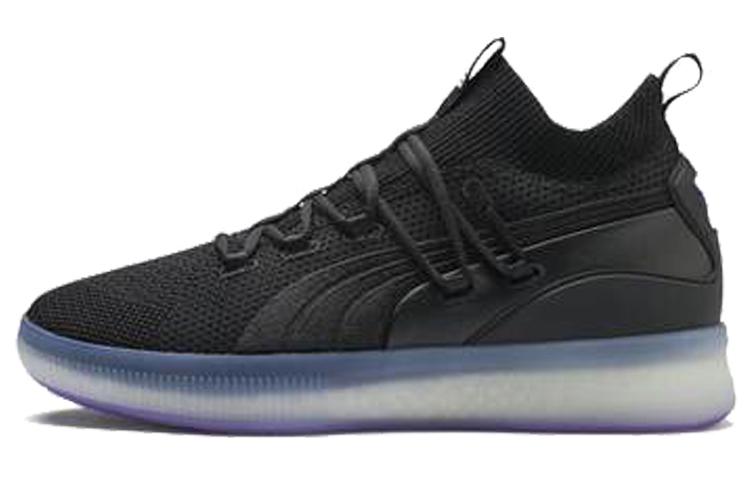PUMA Clyde Court Disrupt Black Electric Purple