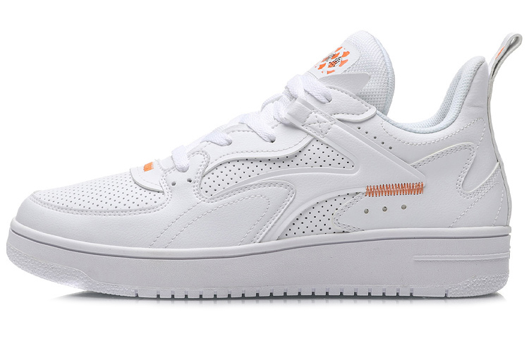 LiNing CF Tracing Collection Mudkip-Nianhua Anti-Slip And Wear-Resistant Lightweight Low-Top Skateboard Shoes White