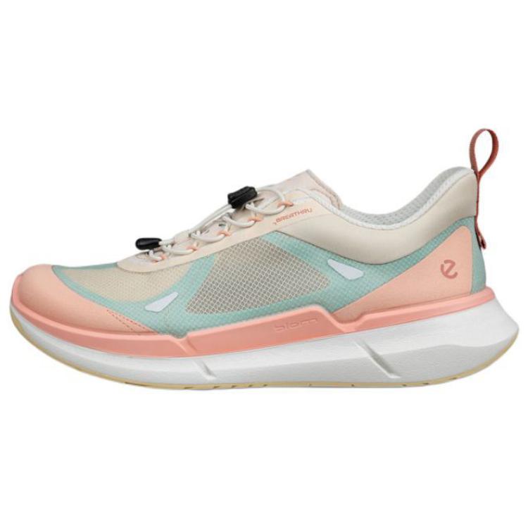 Ecco Biom 2.2 Breathru Low-Top Casual Shoes Women's White Pink