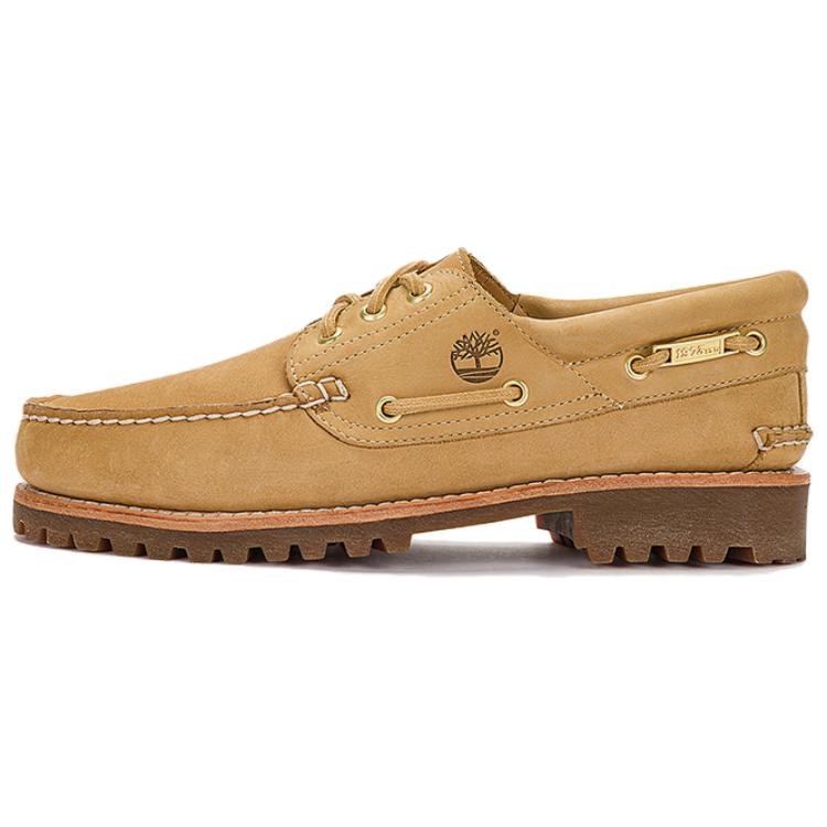 Timberland Anti Slip Wear Resistant Low Top Casual Shoes Unisex Light Beige
