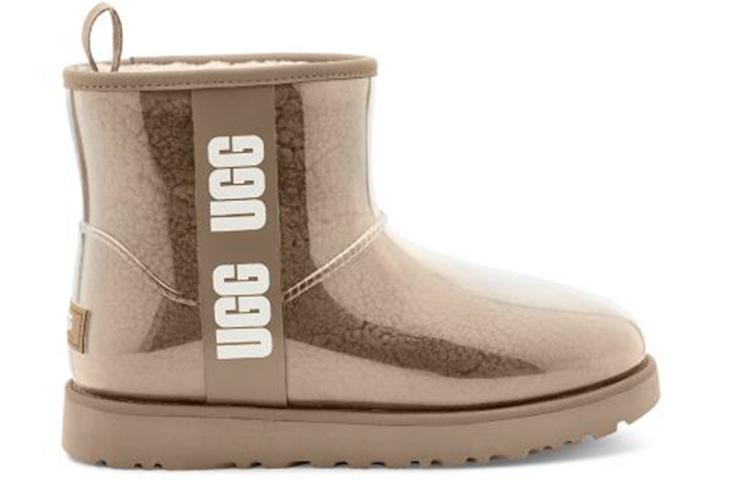 UGG Classic Clear Mini Large Logo Fleece Lined '' Women's купить в интернет-магазине Yoocart с быстрой доставкой по России.