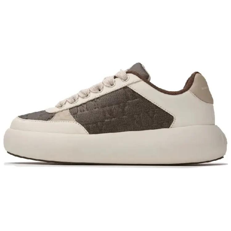 MLB New York Yankees Warm Slip-Resistant Low-Top Skateboard Shoes Unisex Light Brown