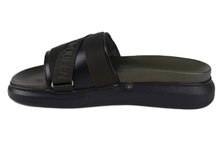 Alexander McQueen Slide Slippers Men's Green