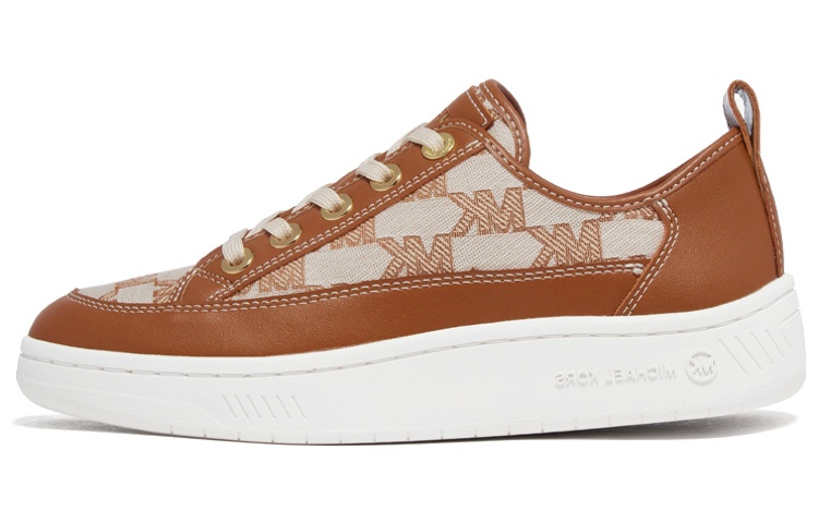 MICHAEL KORS Low-Top Stylish Skateboarding Shoes Women's Brown