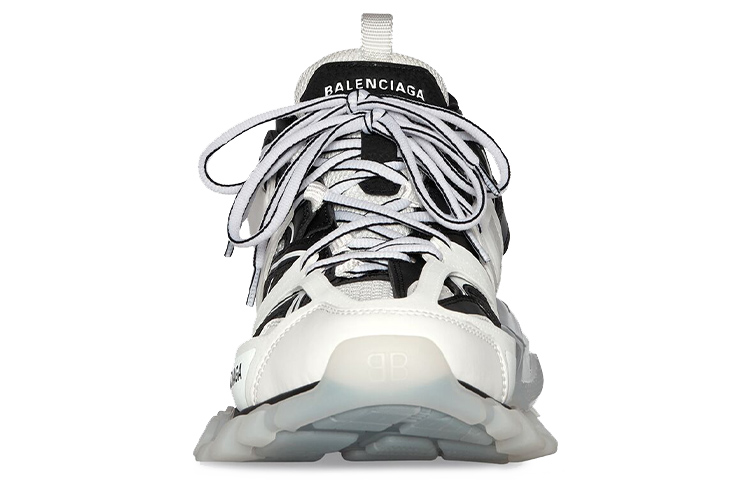 Balenciaga Track Clear Sole White Black