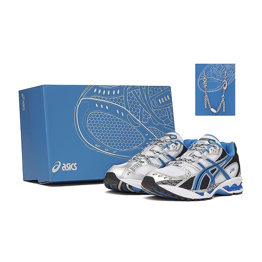 Asics GEL Nimbus 10.1 Low Top Casual Running Shoes Unisex White Blue