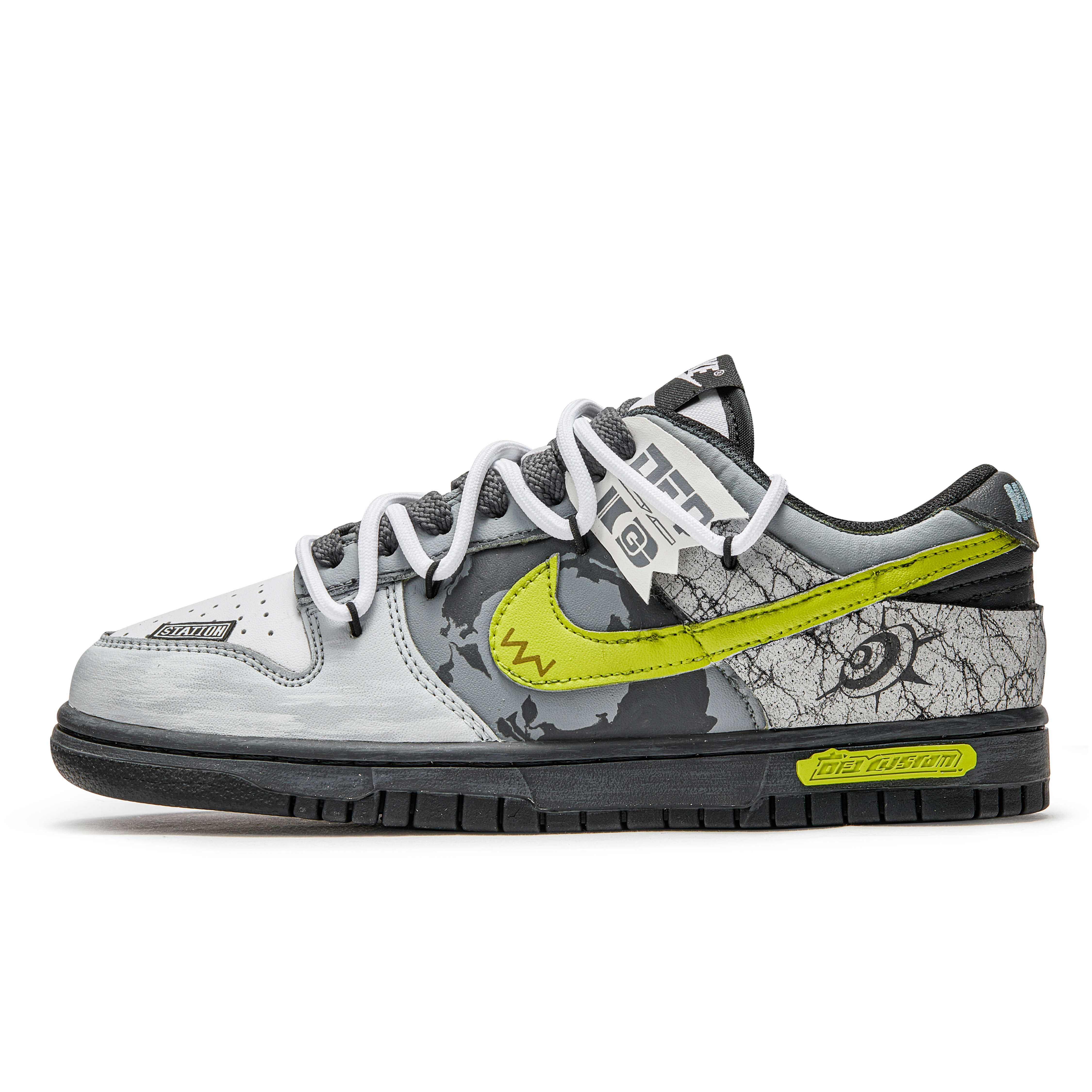 Nike Dunk Box, Hiking Cushioning Quick Dry Abrasion Resistant Balance Low top Skateboard Shoes Unisex