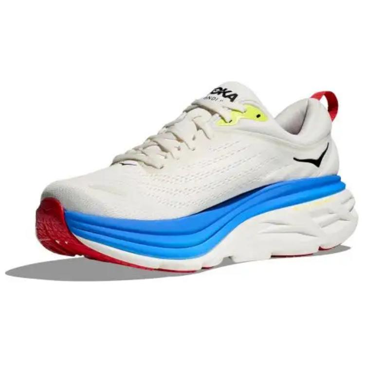 HOKA ONE ONE Bondi 8 Blanc De Blanc Virtual Blue