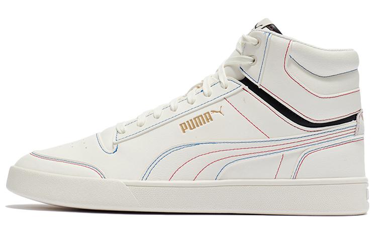 PUMA Shuffle Mid 'White Multi Stitch'