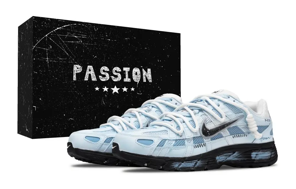 Nike P 6000 Abrasion Resistant Low top Casual City Commute Running Shoes Men's Royal Blue
