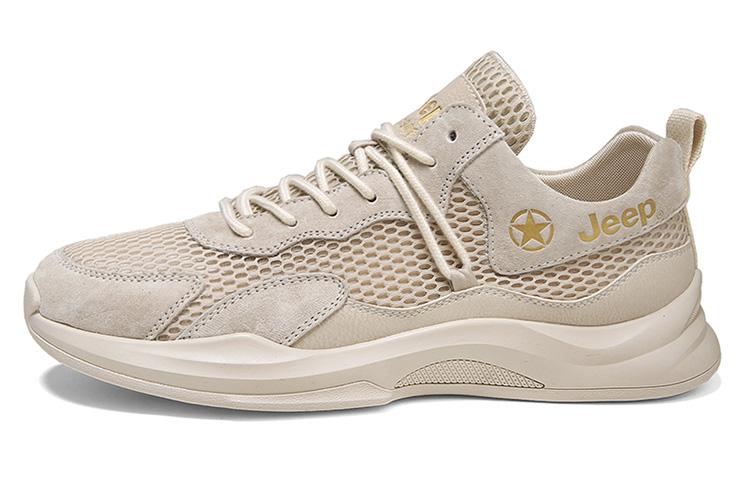 Jeep Casual Shoes Men Low Top Sand