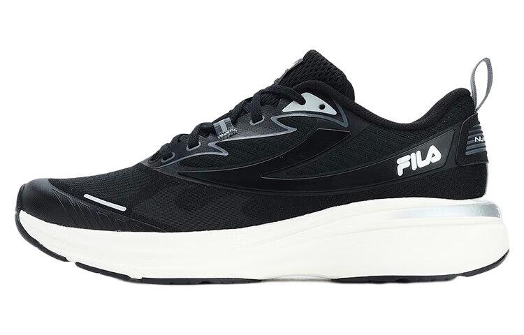 FILA NUVOLE Anti-Slip Wear-Resistant Low-Top Running Shoes Men's Black