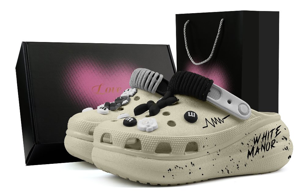 Crocs Crush Clog Clogs Unisex Bone White